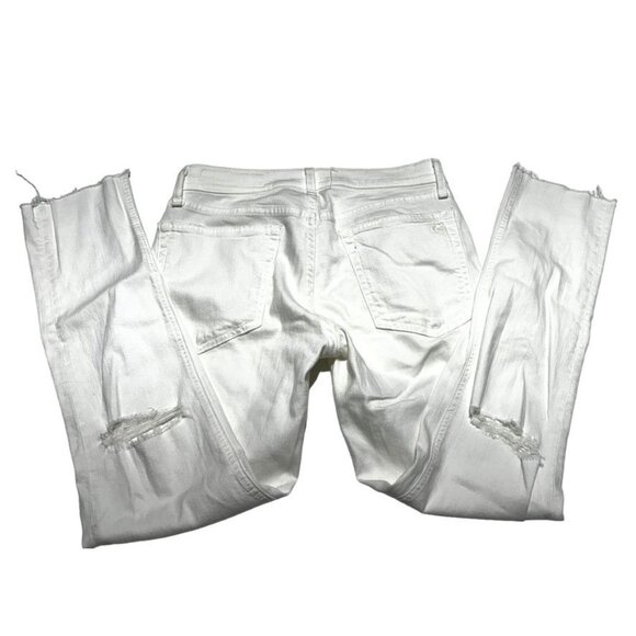 Rag & Bone Dre Cropped Jeans White Waist 25 - Picture 2 of 11